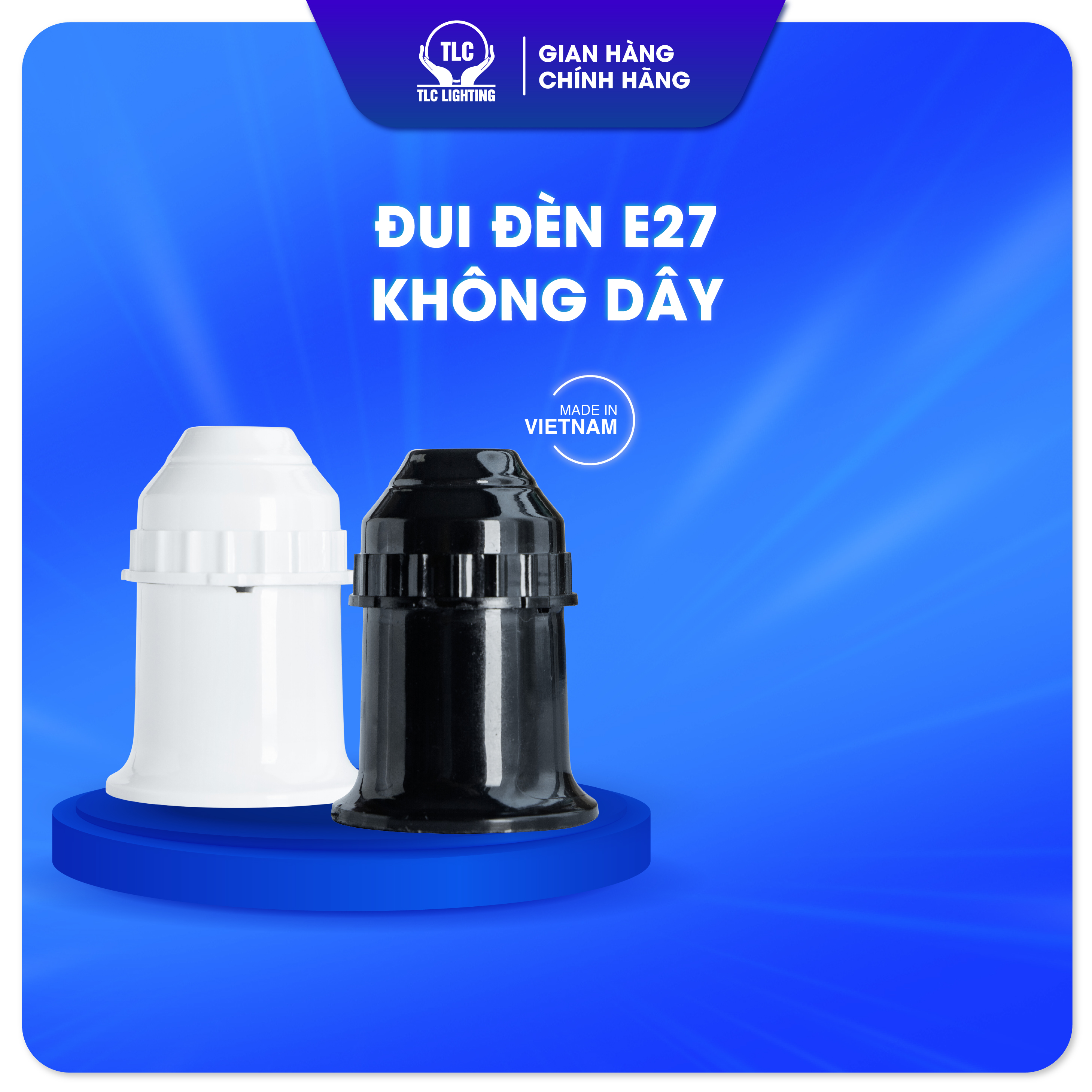Đui Đèn E27 Không Dây TLC LIGHTING