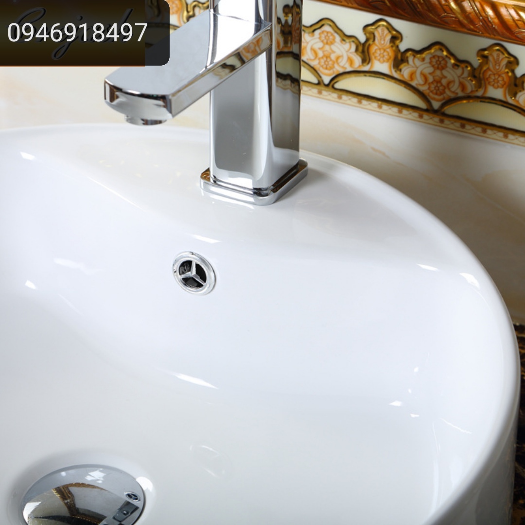 chậu lavabo đặt bàn đá