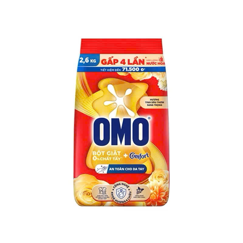 BỘT GIẶT TAY OMO 2,6Kg COMFORT