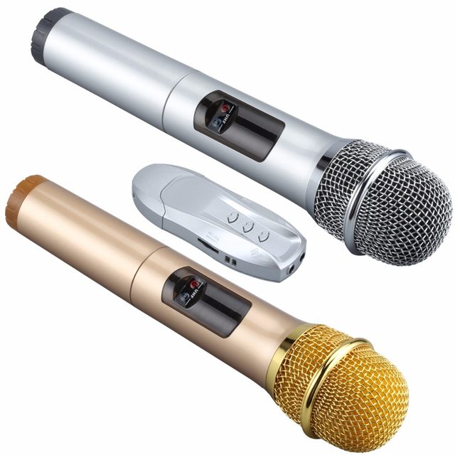 Mic Karaoke Không Dây Excelvan K18U (Mic đôi)/excelvan K18V(míc đơn)