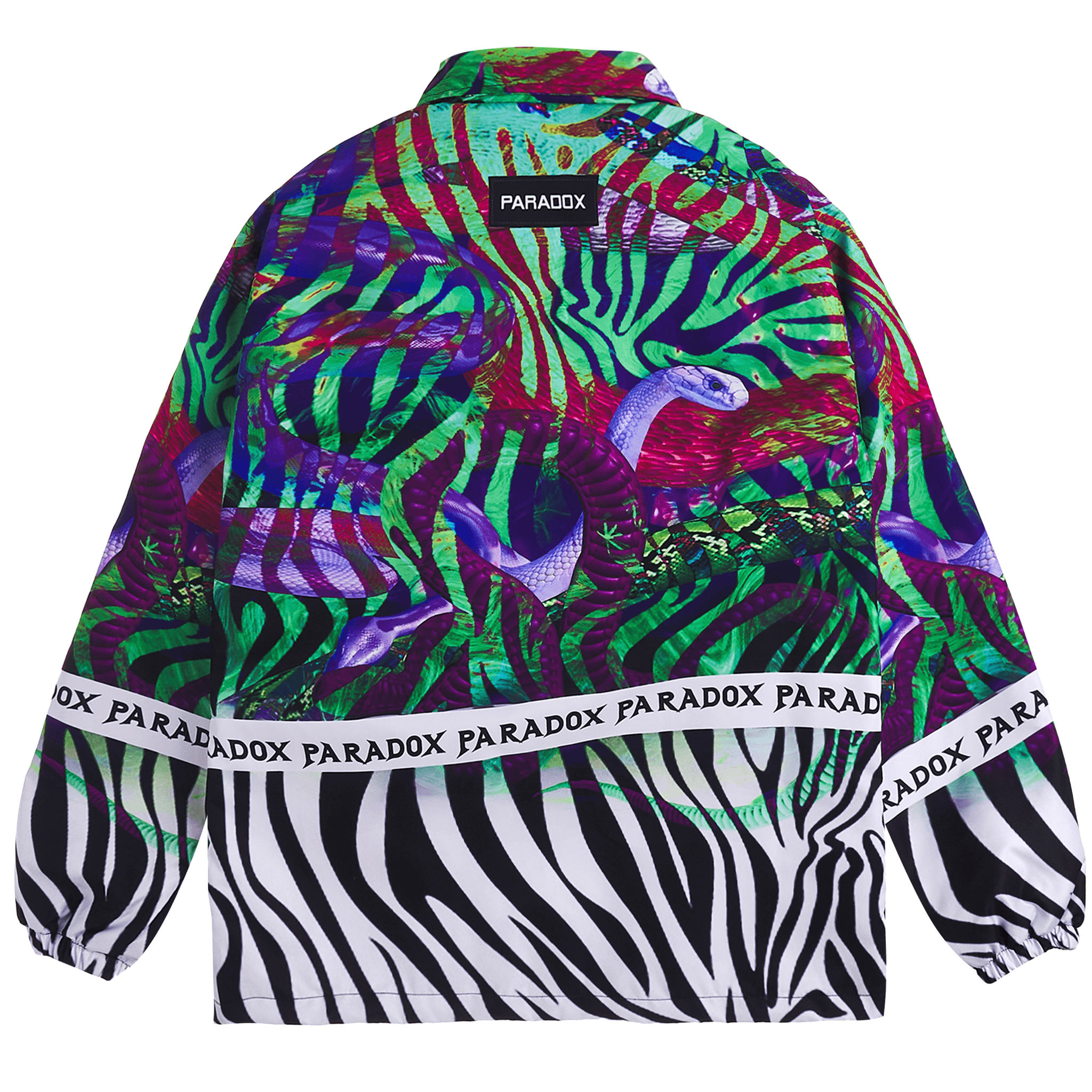 PARADOX Áo khoác dù BITTEN OVER-PRINTED JACKET