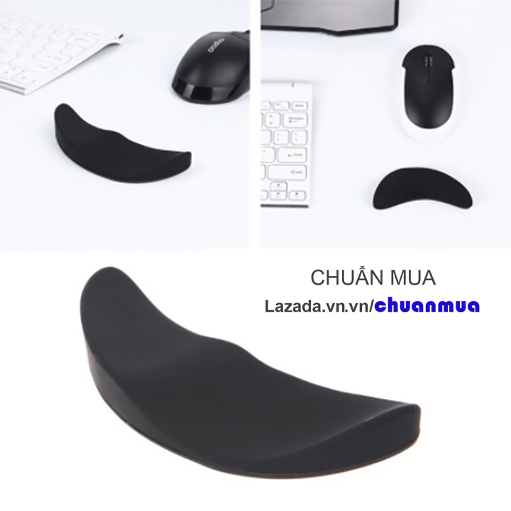 Ergonomic Mouse Rest Pad Mouse Wrist Rest (Silicon Mouse Pads Anti-fatigue Gaming Wrist Pads Super Smooth)