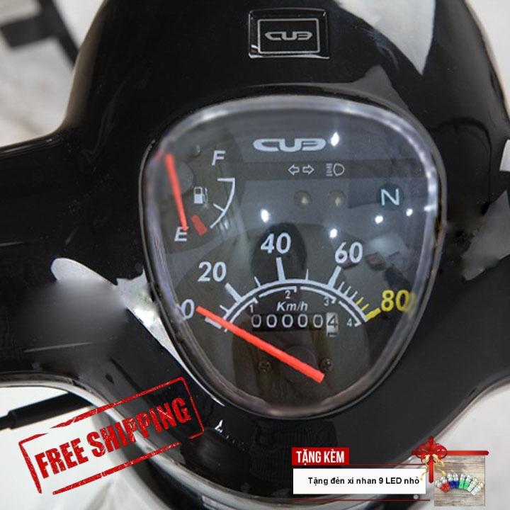 [MIỄN SHIP - TẶNG ĐÈN XI NHAN 9 LED] Bộ đồng hồ xe CUB 81 đời mới - FS449