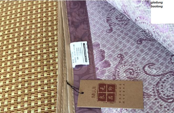 Chiếu điều hòa cao cấp 2 mặt mây & lụa (01 chiếu + 2 vỏ gối) 1.8X2M