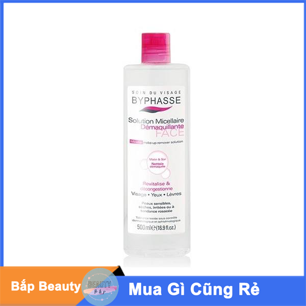 Nước tẩy trang BYPHASSE Solution Micellaire Face 500ml