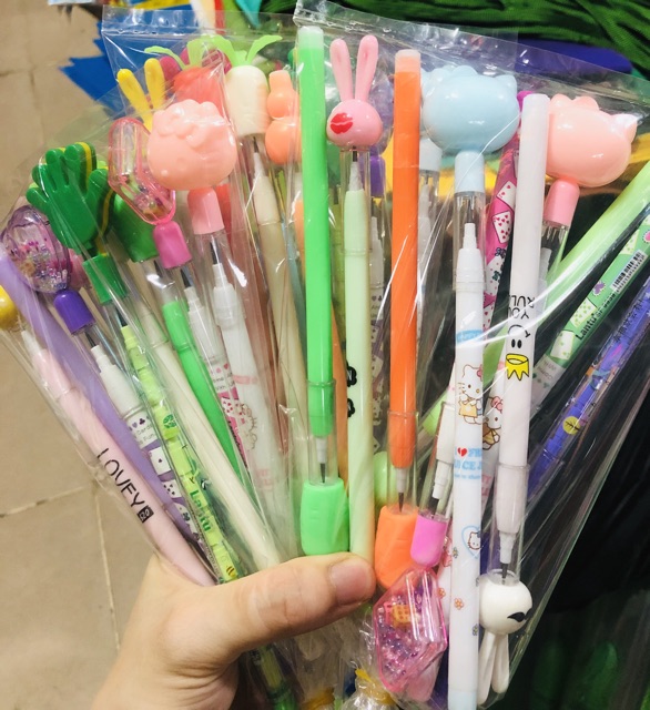 Set 10 bút chì đốt cute