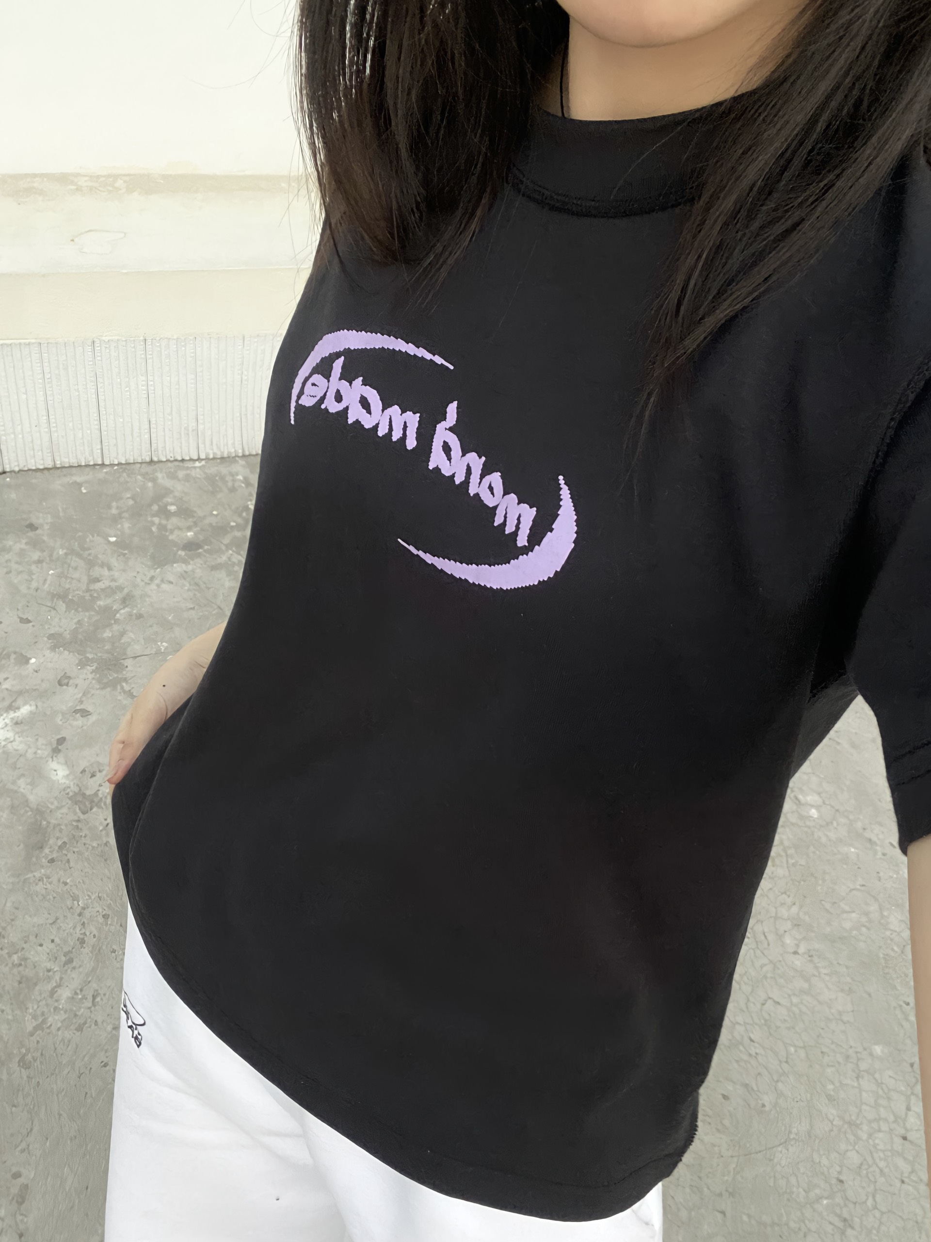 Áo thun baby tee MONÁ - TERRA ĐEN