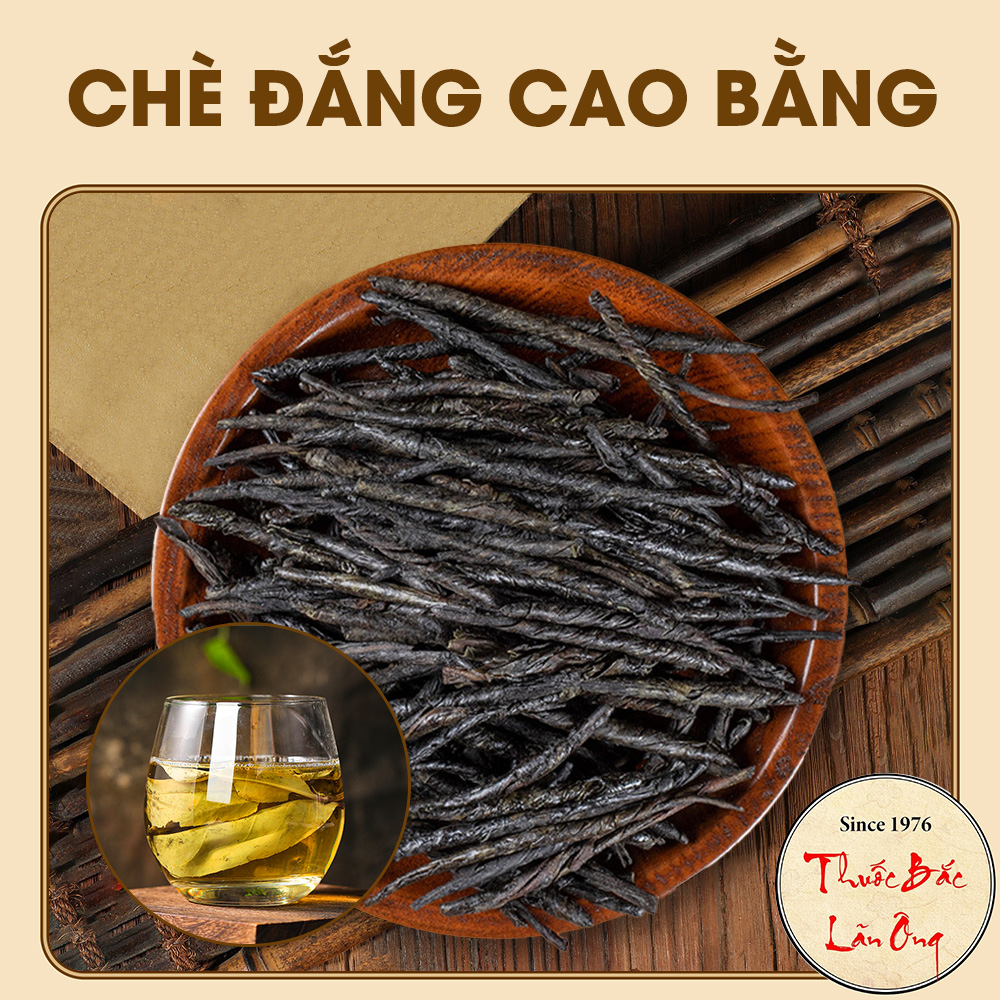 Chè đắng Cao Bằng 200g, trà đắng loại 1, an thần, giảm mỡ máu, giảm cân, trẻ hóa, tốt cho tim mạch - Lãn Ông
