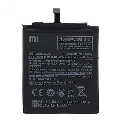 Pin xiaomi bn34 / redmi 5a