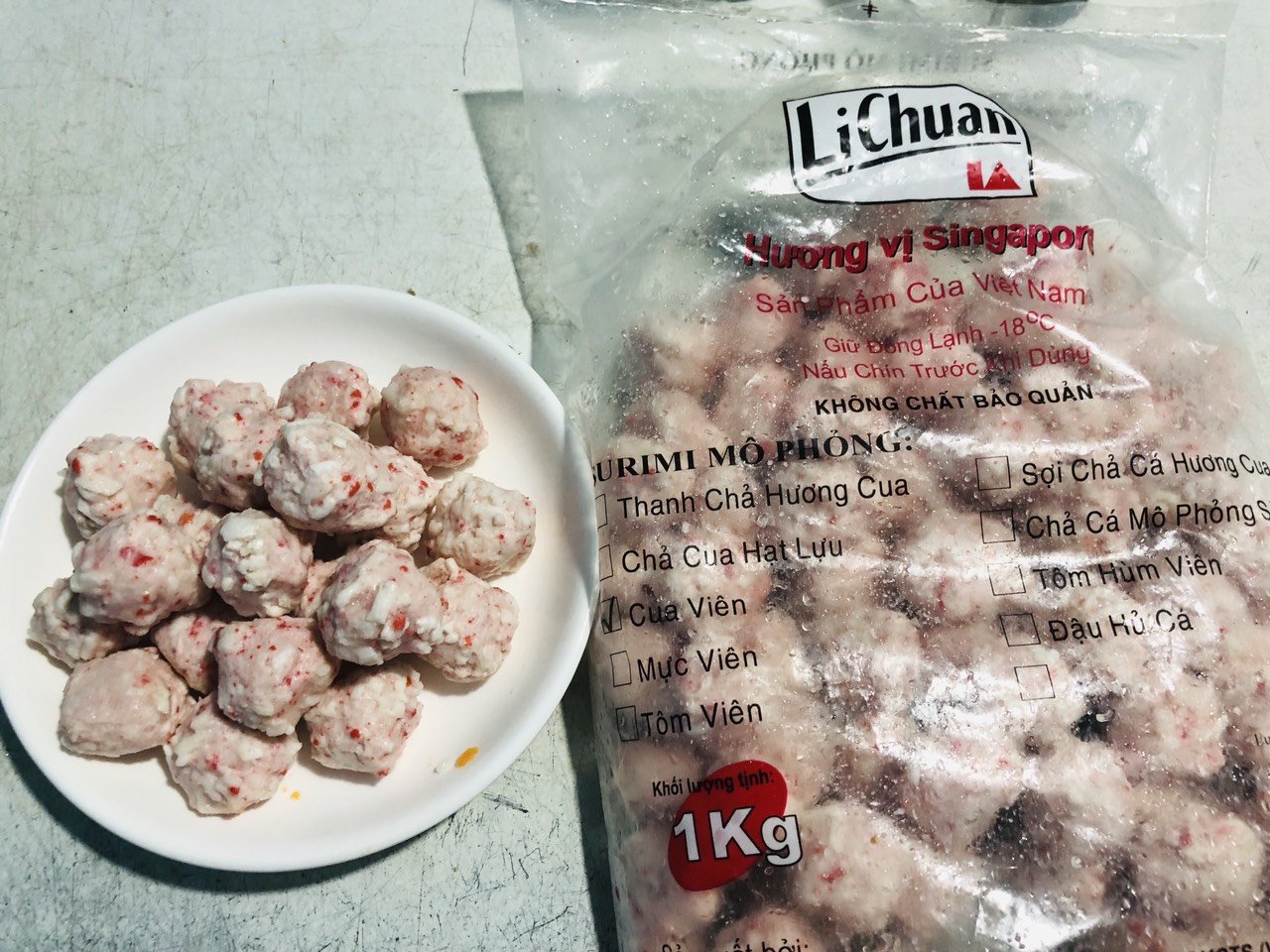 500g Tôm hùm viên LICHUAN