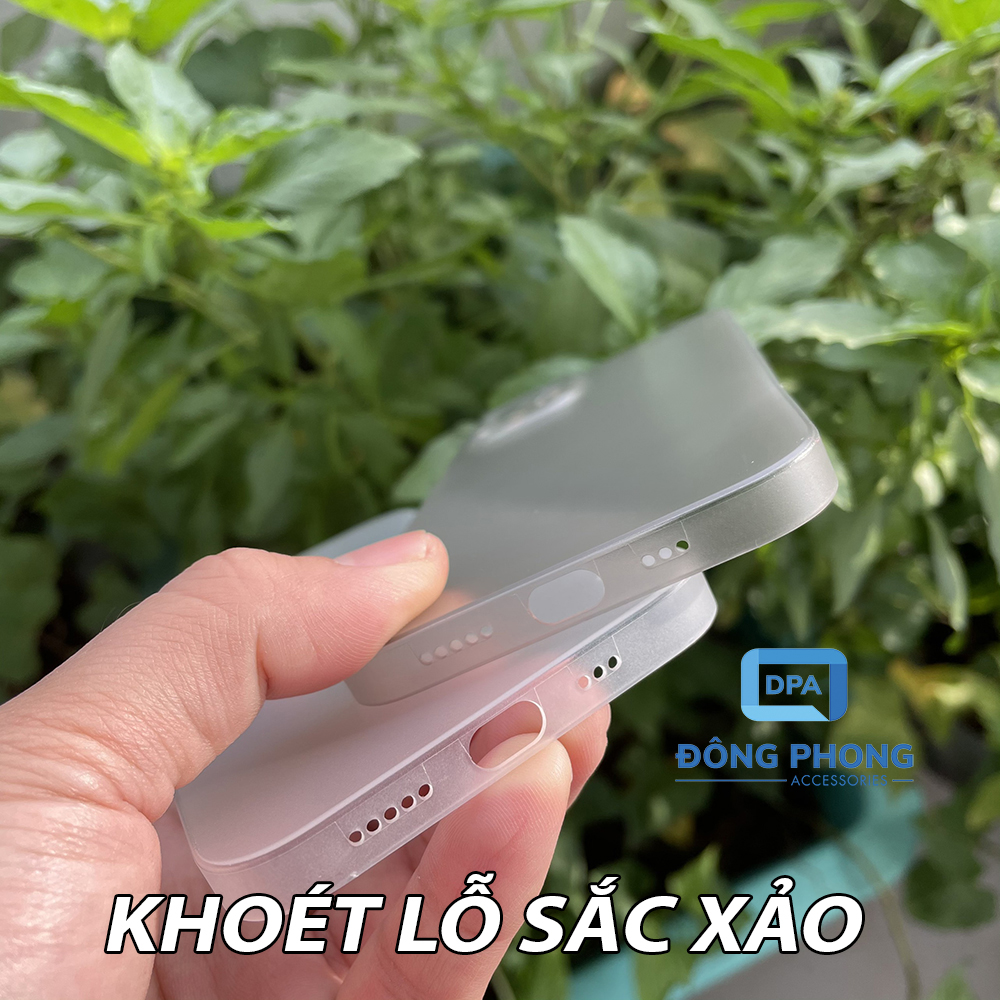 Combo 2 Ốp Lưng Trong Nhám Unibody iPhone 12 Mini Siêu Mỏng