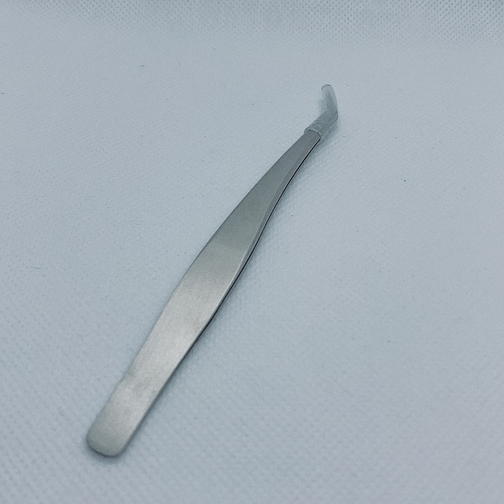 Nhíp cong 45 độ, nhíp cong bao da, nhíp volume