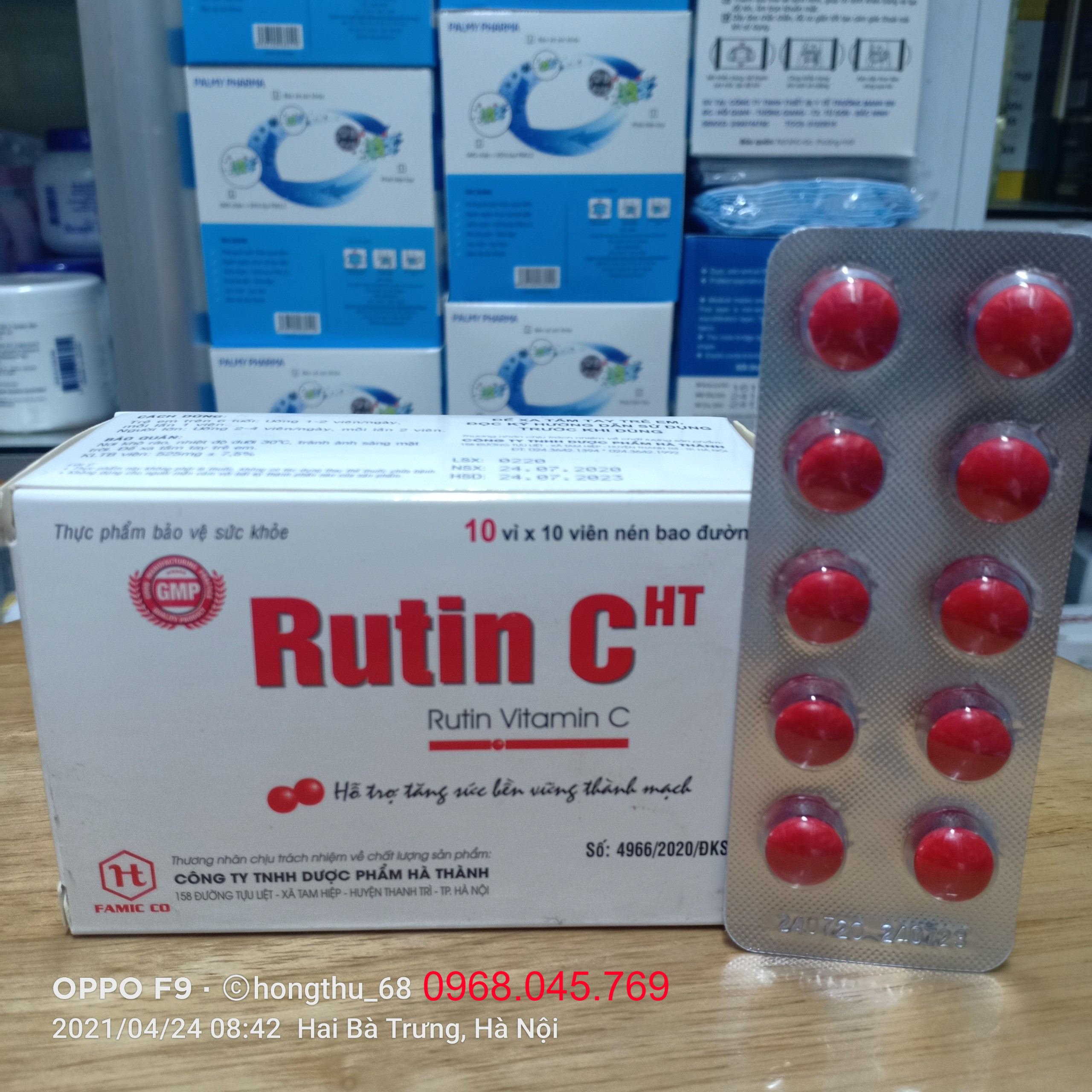 Rutin C hộp 100 viên