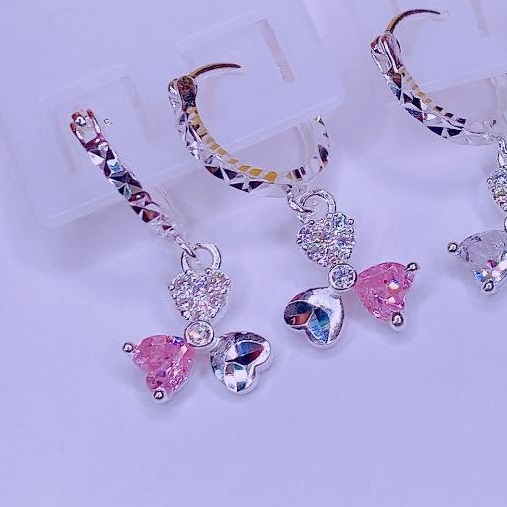 Bông tai trẻ em thời trang chất liệu bằng bạc MS65