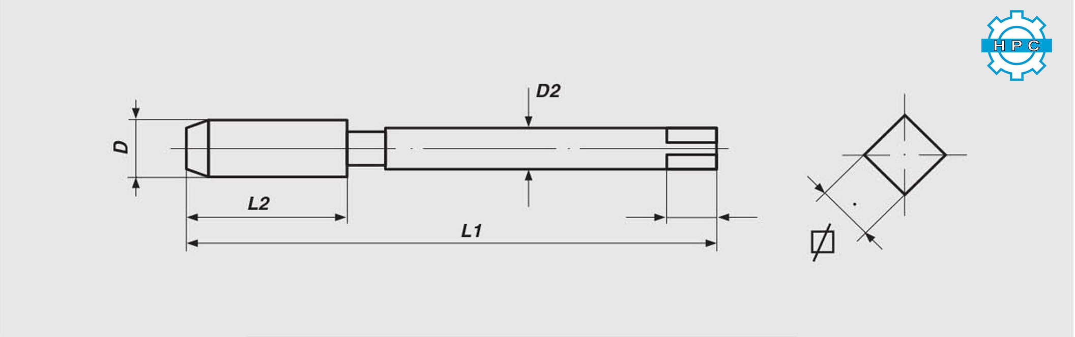 Mũi taro thẳng Volkel 90526 - M 4 x 0.7