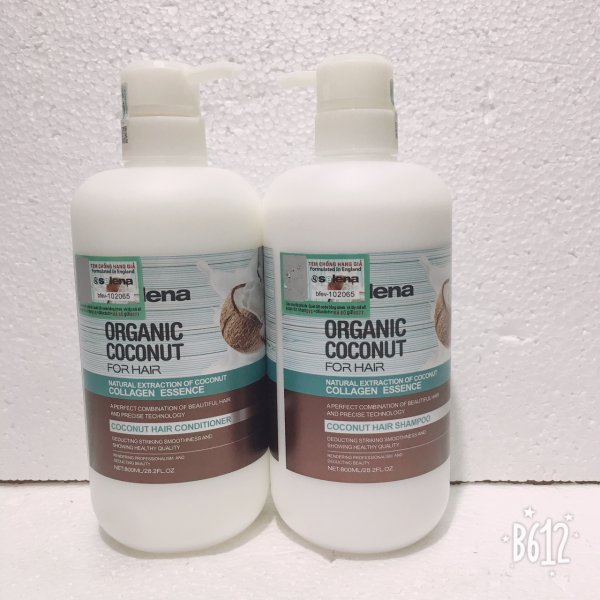Dầu gội xả tinh dầu dừa selena organic coconut