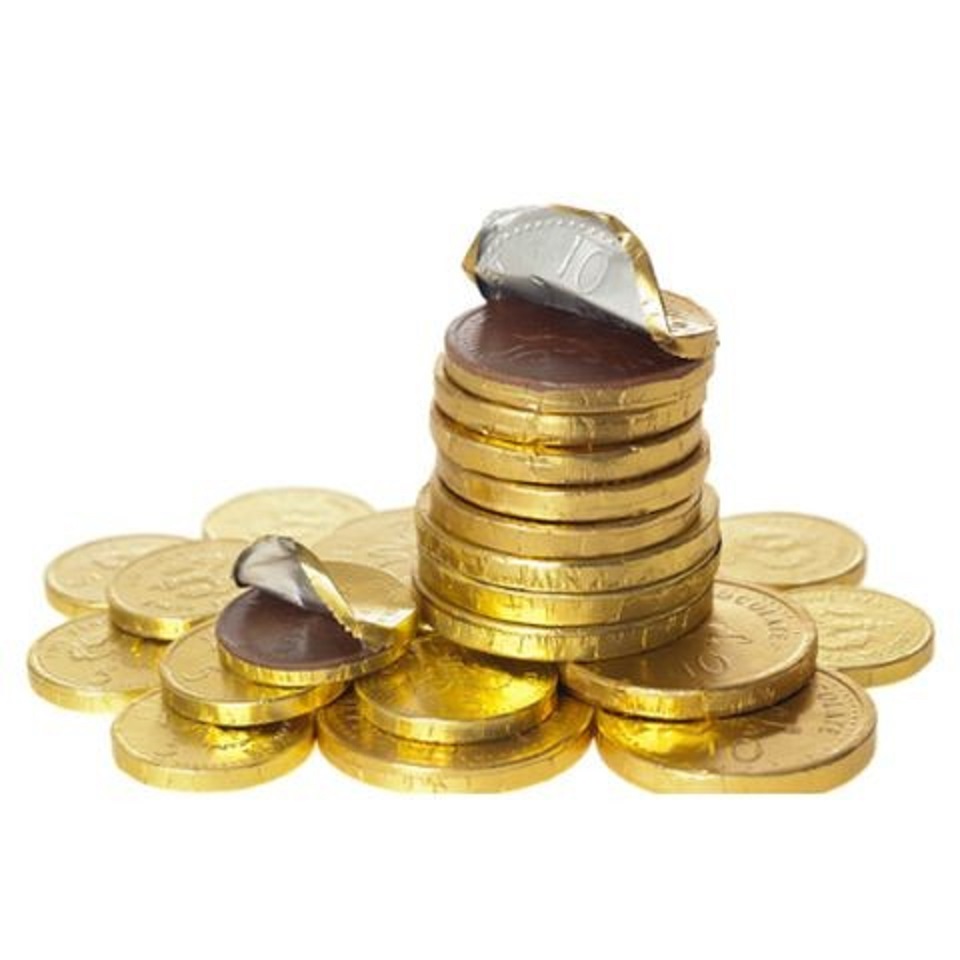 Socola đồng tiền vàng lớn 200g