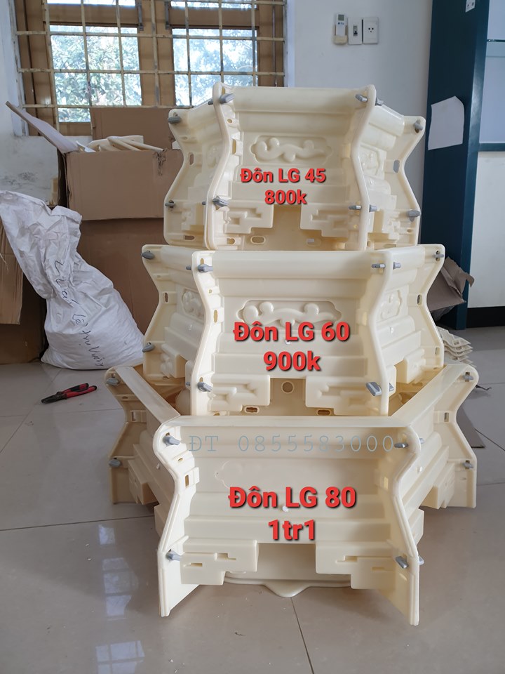 chân đôn lục giác 45 chất liệu ABS