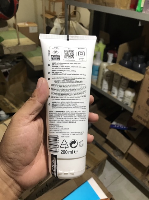Gel định hình siêu cứng TECNI.ART FIX MAX L'oreal (Độ cứng: 6) 200ml ( NEW 2019)