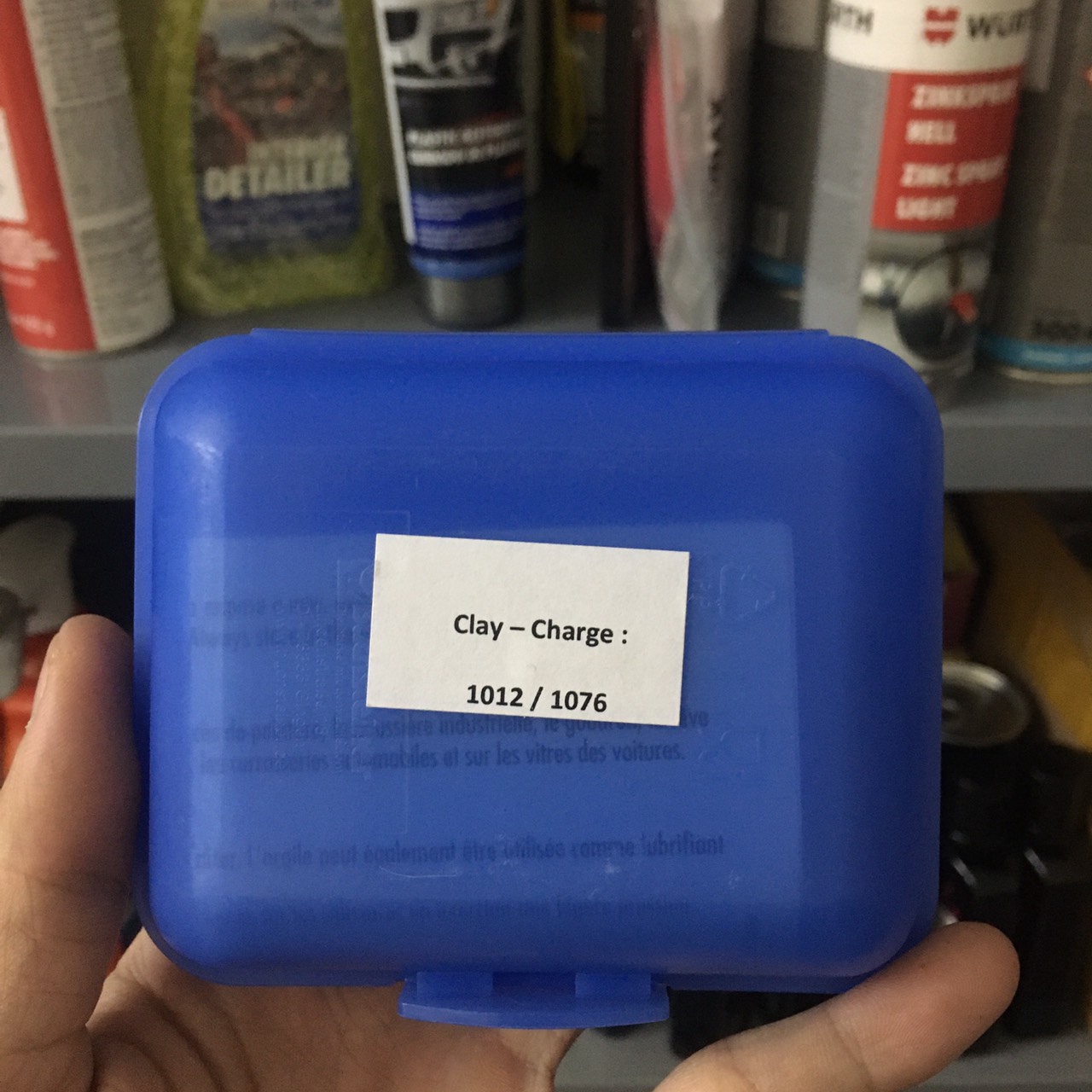Mẫu Mới - Đất sét tẩy bụi sơn Sonax Clay blue 100g