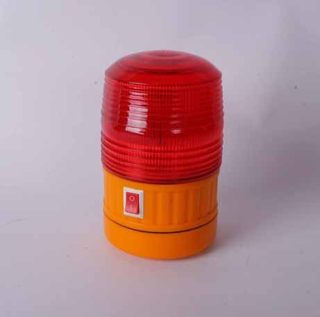 Đèn cảnh báo dùng 4 pin đế nam châm