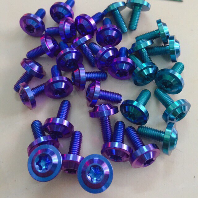 ỐC 6li15 GR5 TITANIUM CHÍNH HÃNG GIÁ 1 CON