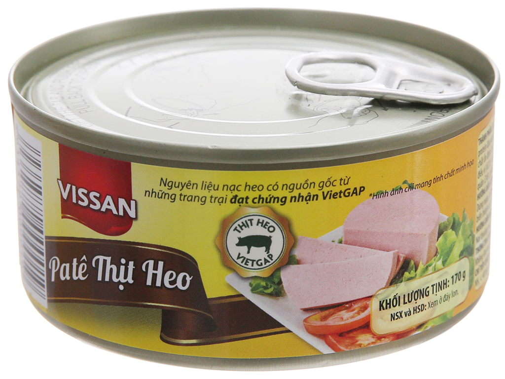 Pate thịt hộp Vissan cao cấp hộp 170g