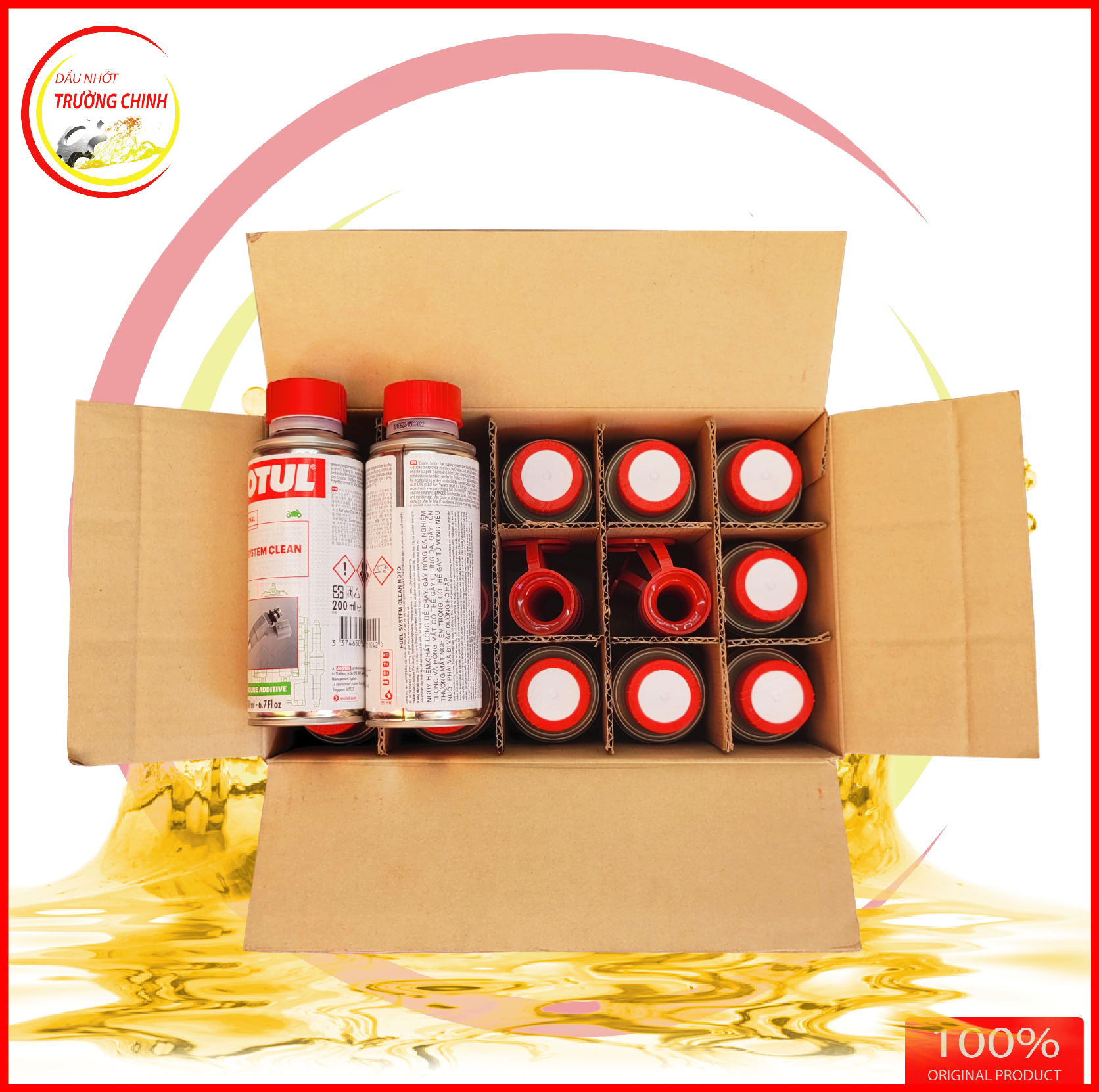 Dung dịch Vệ sinh động cơ Motul Engine Clean Moto 200ML