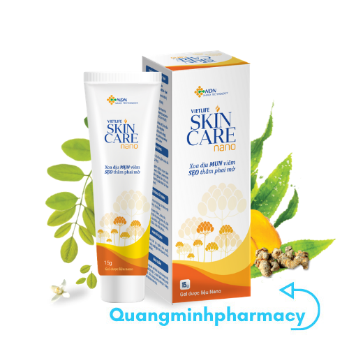 Gel Ngăn Ngừa Mụn, Sẹo, Thâm Hiệu Quả Từ Tinh Chất Dược Liệu Nano- Vietlife Skincare Nano (15gram)