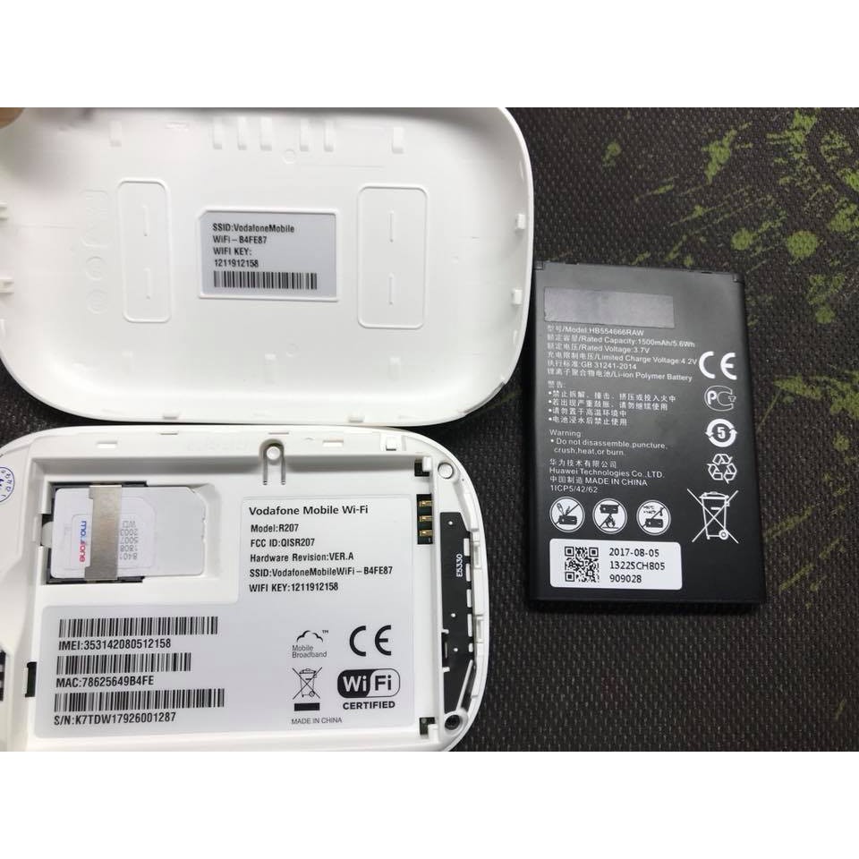 Bộ phát wifi 3G Vodafone R207 Huawel E5330 (98%)