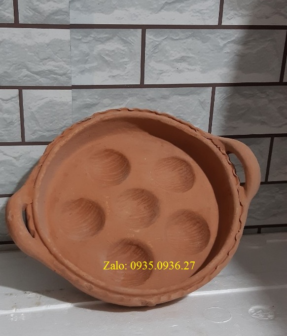 Khuôn đất nung 7 lổ không nắp