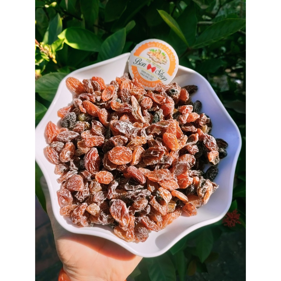 Nho khô đen Ấn Độ 1kg cực ngon