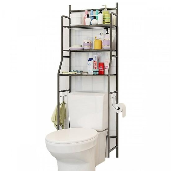 kệ sắt sau bồn cầu