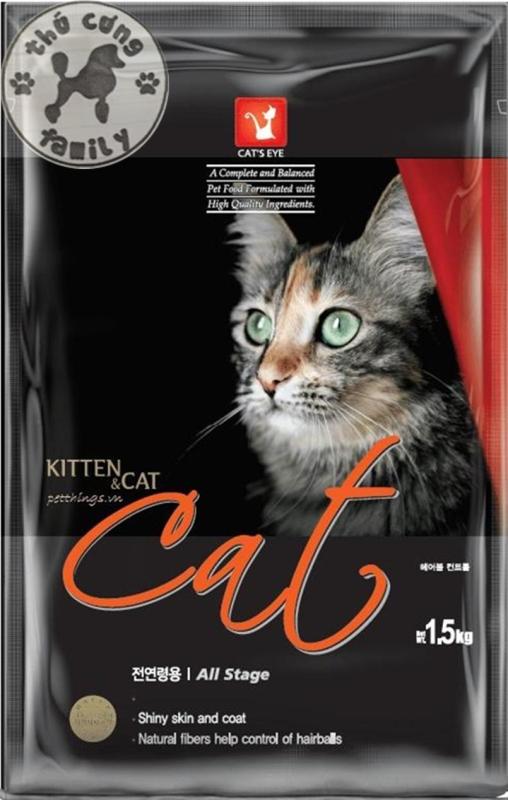 Thức ăn Hạt khô dành cho mèo - Cats Eye Kitten & Cat 1.5kg