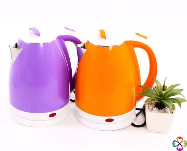 Ấm đun nước siêu tốc 2 lớp màu - ấm siêu tốc - bình siêu tốc - ấm đun siêu tốc - bình đun siêu tốc - ấm siêu tốc chính hãng - ấm đun nước - bình đun nước - bếp ấm đun nước - đồ gia dụng nhà bếp - Bảo hàng 12 tháng