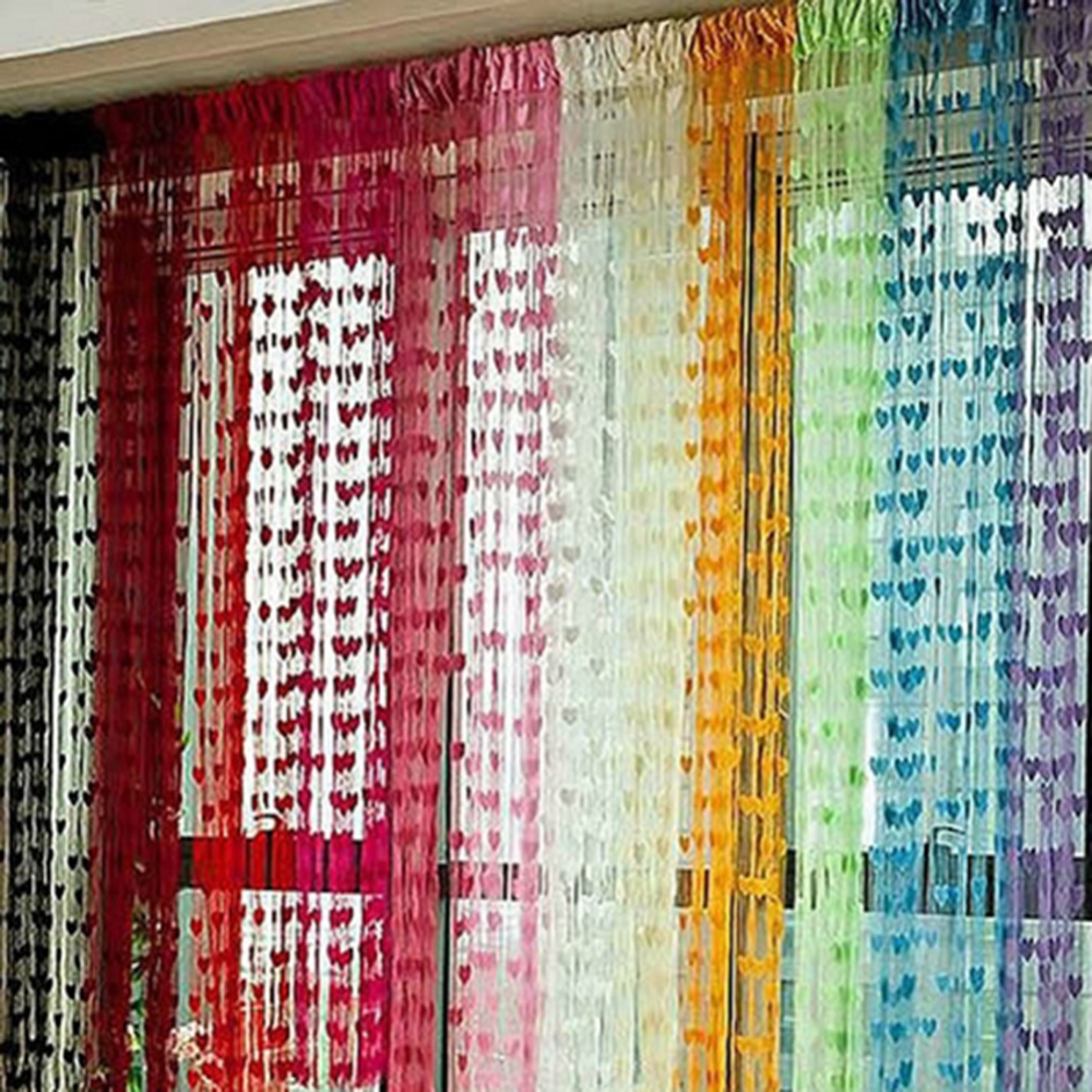 Rèm cửa trái tim (1m x 2m)