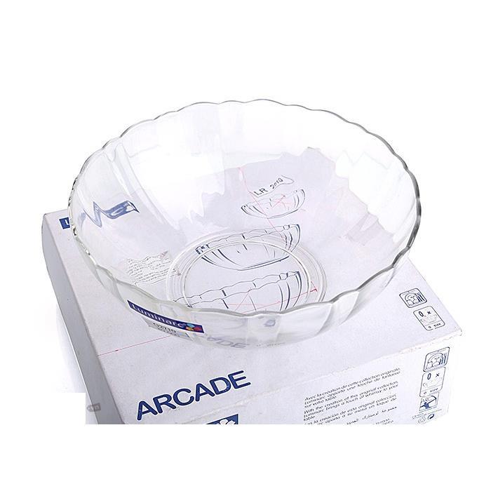 (ẢNH THẬT) Bộ 3 bát thủy tinh Luminarc ARCADE 20cm - COMBO3G2707