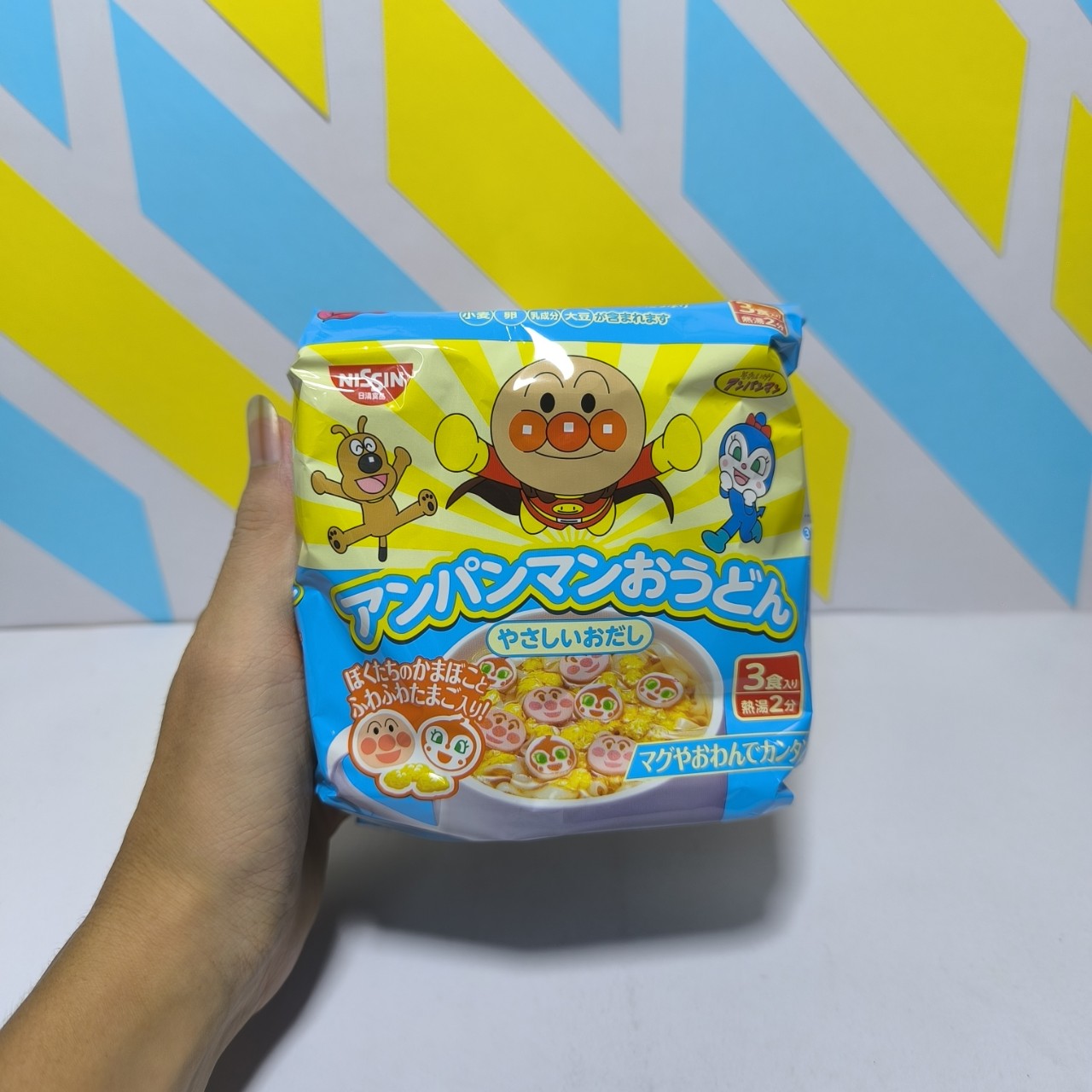 Mì chú hề Anpaman Nissin cho bé 3 gói nhỏ 30g