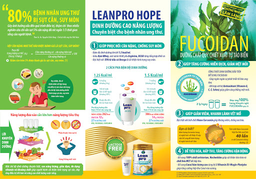 Sữa Lean Pro Hope Dành Cho Bệnh Nhân Ung Thư (900g)