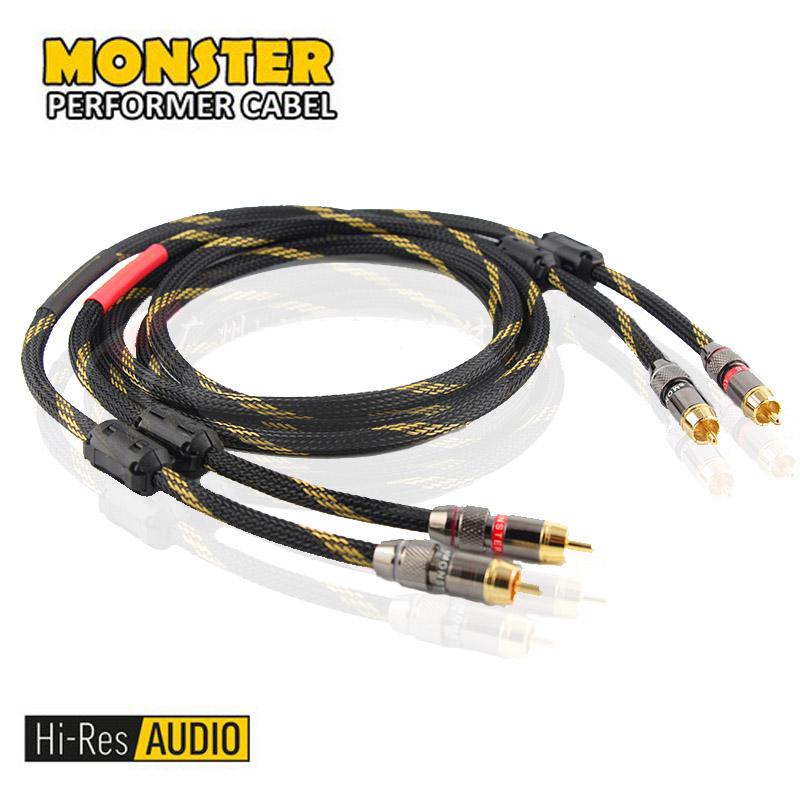 Dây tín hiệu Audio Monster standard 100 hai đầu RCA chống nhiễu - Dây RCA Monster cao cấp 1.5m