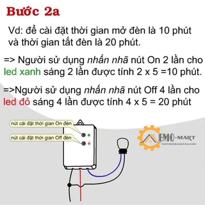 Công tắc hẹn giờ bật tắt luân phiên TM3C