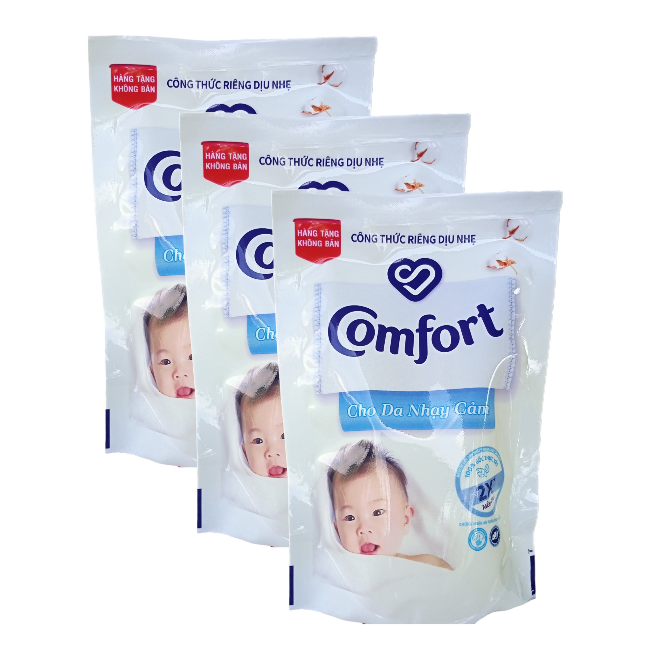 Set 3 Bịch Nước Xả Comfort Đậm Đặc 120ml - Hàng khuyến mãi