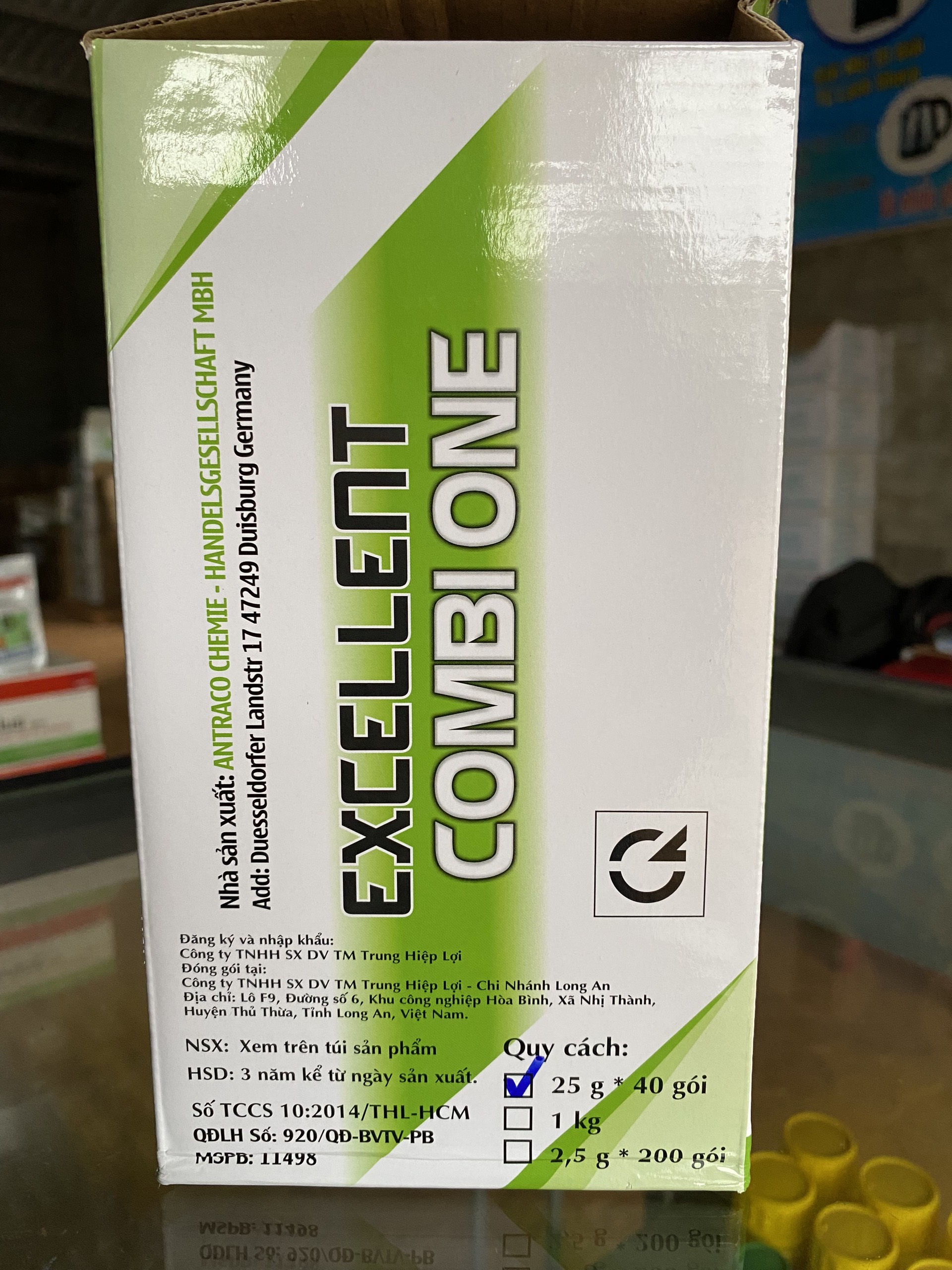 Phân Bón Vi Lượng COMBI ONE 2.5g nhập khẩu Đức