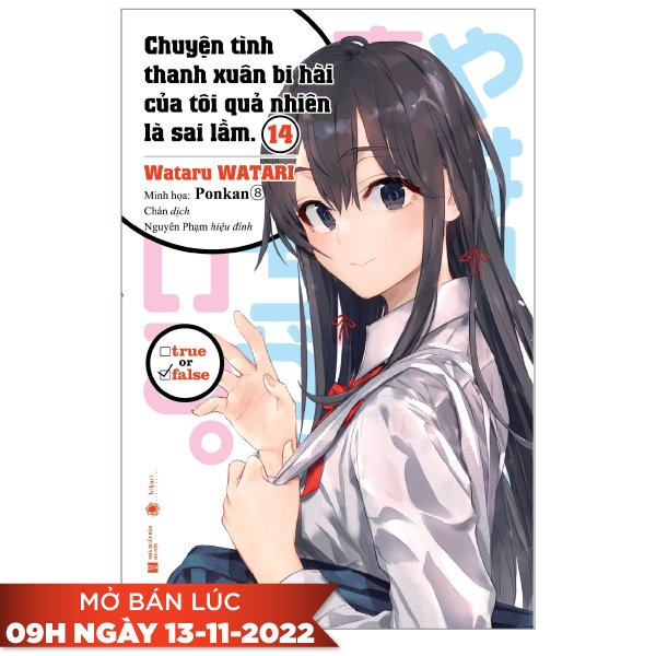 Fahasa - chuyện tình thanh xuân bi hài của tôi quả nhiên là sai lầm - tập 14 - bản đặc biệt - tặng kèm postcard + 2 flyer + 2 thẻ nhựa