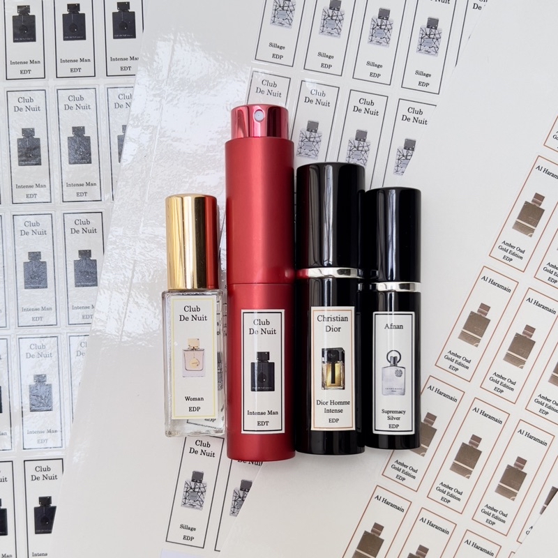 [Ho Chi Minh] combo 10 sticker for all-series perfume bottle