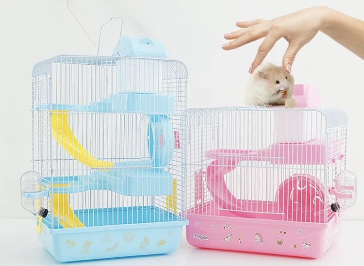 lồng tiểu hoàng tử 2 tầng lớn cho hamster  - T3 PETS SHOP