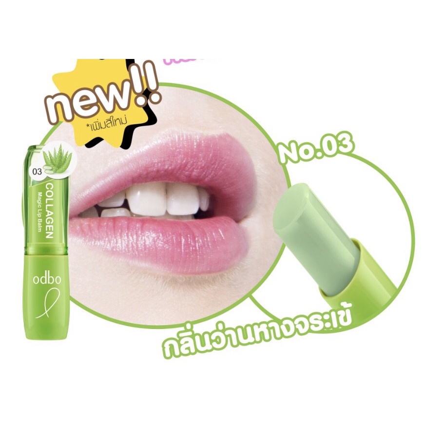 Son Dưỡng Có Màu Odbo Collagen Magic Lip Balm