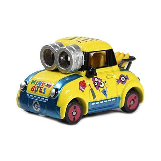 Takara Tomy Tomica Minions Alloy Car Model Despicable Me Cartoon Car 