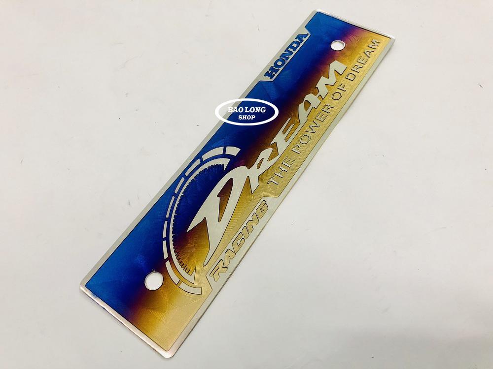 Bảng tên TITANIUM điện phân dành cho Dream (100% TITAN)