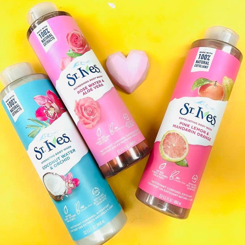 Sữa tắm dưỡng da St.ives 650ml hàng Mỹ